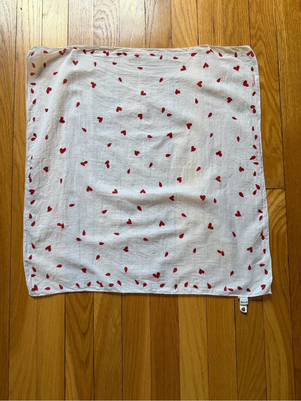 Madewell Cotton Heart Scarf - Picture 3 of 6